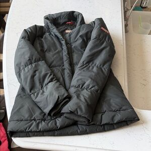 Hunter womens Puffer Jacket - Dark Gray